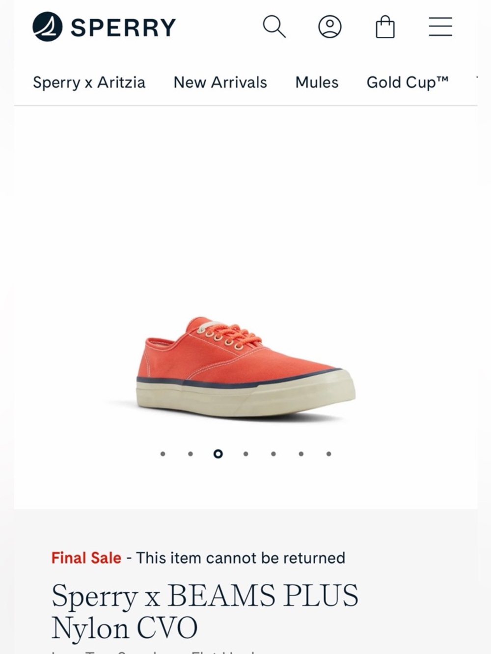 Sperry x Beams Plus Sneaker